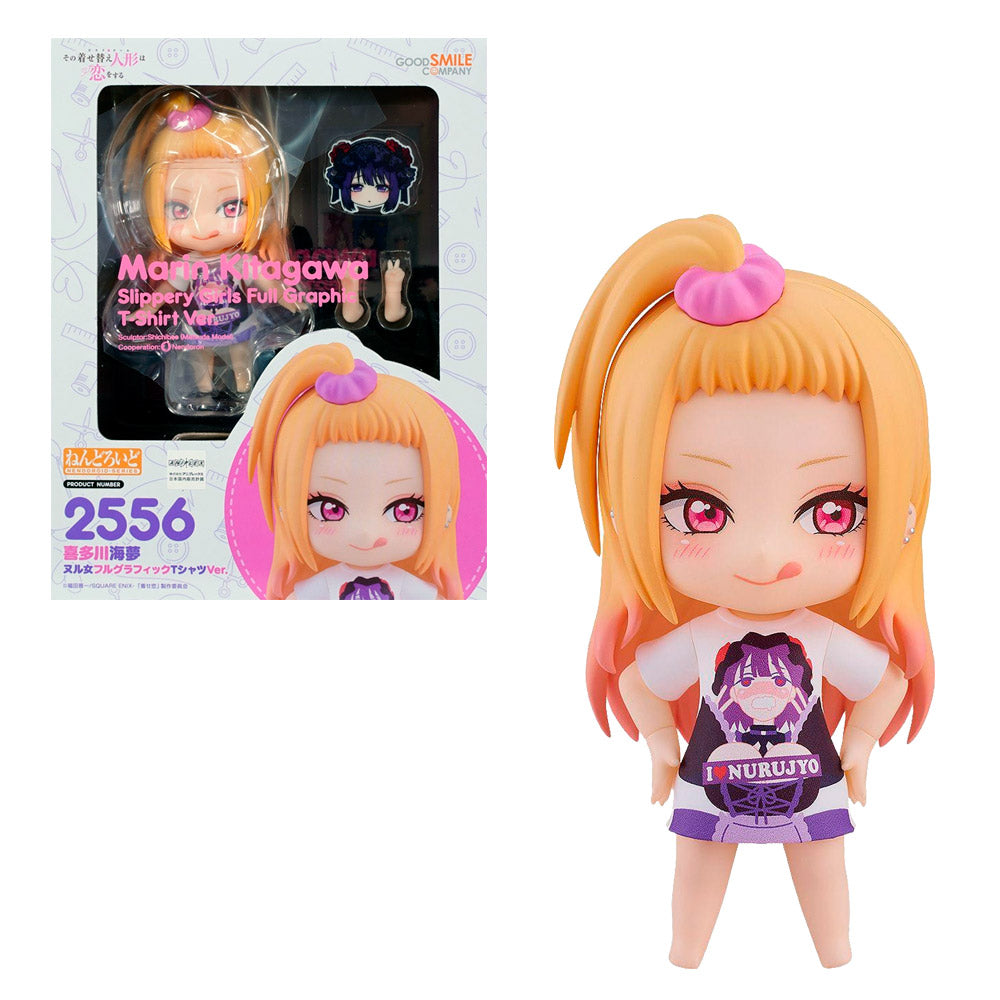 FIGURA NENDOROID MARIN KITAGAWA SLIPPERY GIRLS FULL GRAPHIC T-SHIRT VER 2556 FIGURA NENDOROID MARIN KITAGAWA SLIPPERY GIRLS FULL GRAPHIC T-SHIRT VER 2556